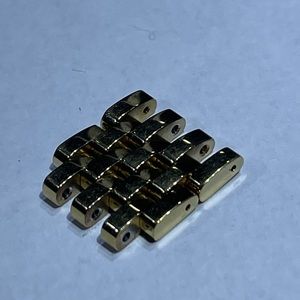 Authentic Michele Deco CSX 36mm Gold Tone watch Band Links 18 MM